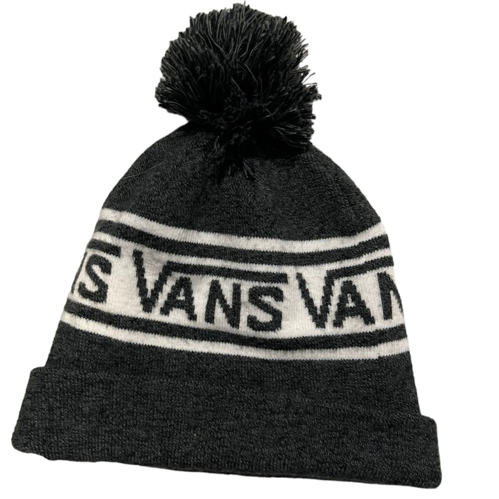 Vans Dark Grey Pom Pom Beanie
